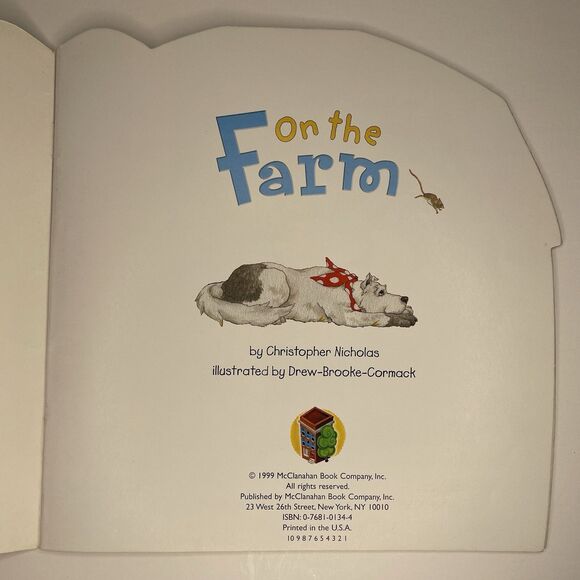 On The Farm by Christopher Nelson - A Story Shape Book - Picture 3 of 5